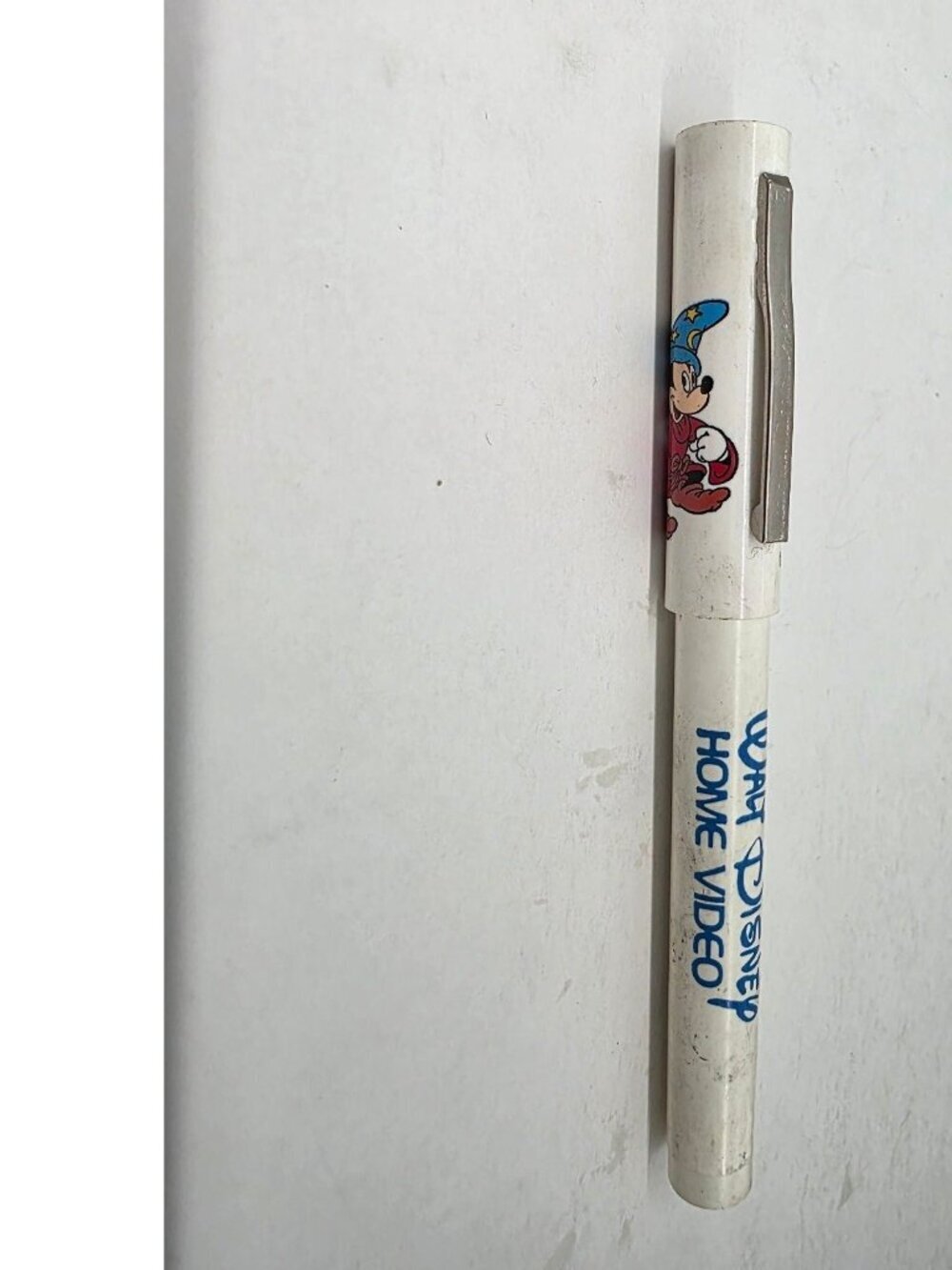 Sorcerer Mickey Donald Duck Disney Home Video Marker Pen White Plastic - Picture 3 of 11